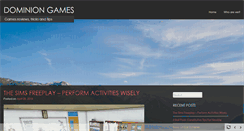 Desktop Screenshot of dominiongames.com